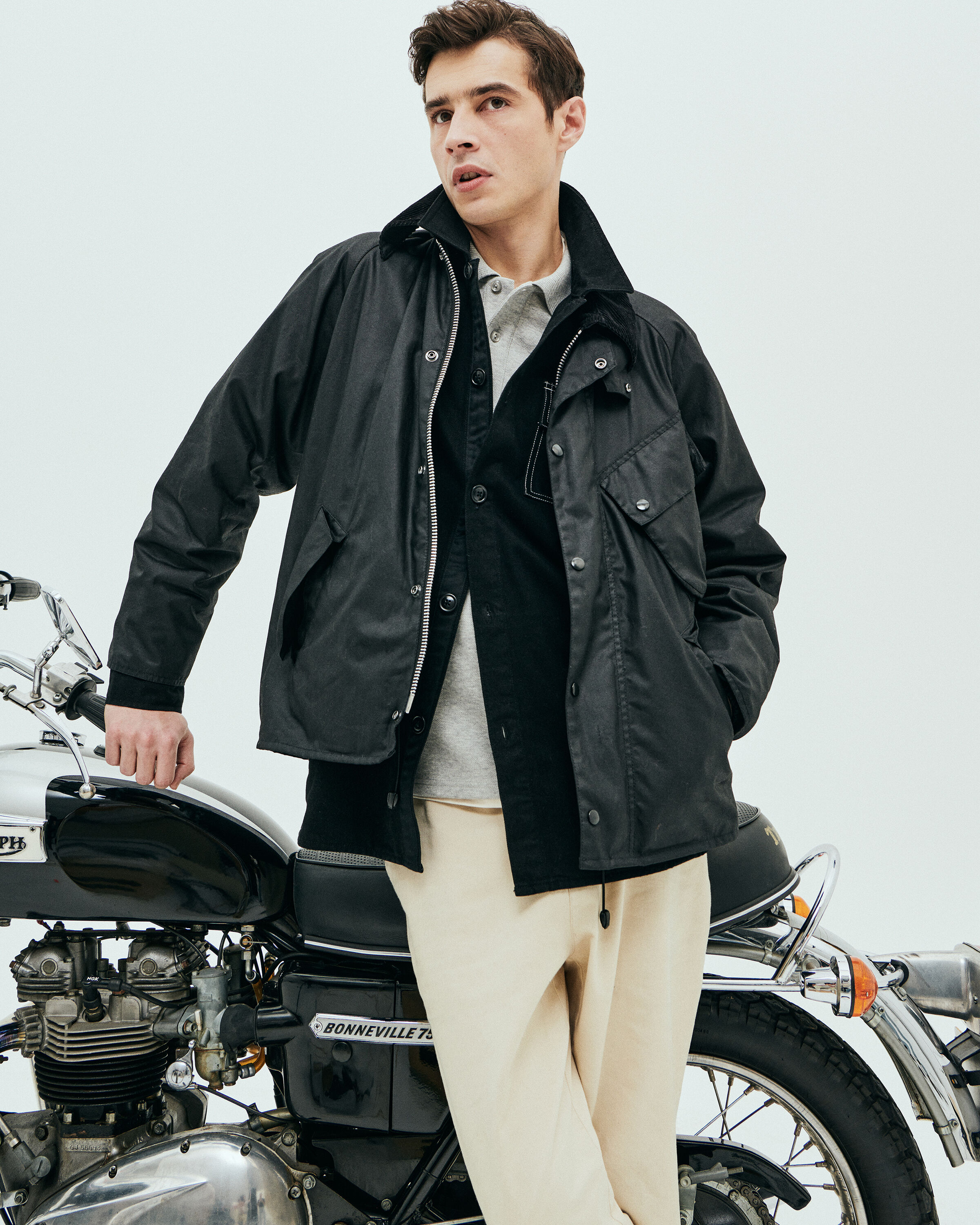 サリ Barbour leather international M Special Barbour leather international L